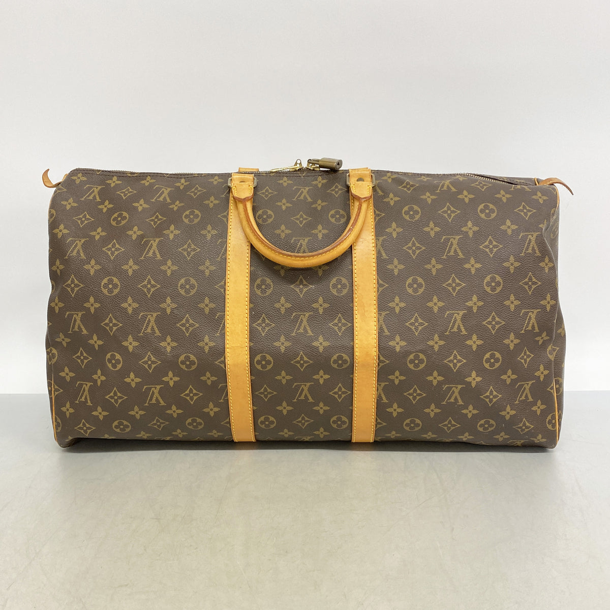 【6ib2385】ルイヴィトン ボストンバッグ モノグラム キーポル55 M41424 ブラウン【中古】メンズ レディース ユニセックス