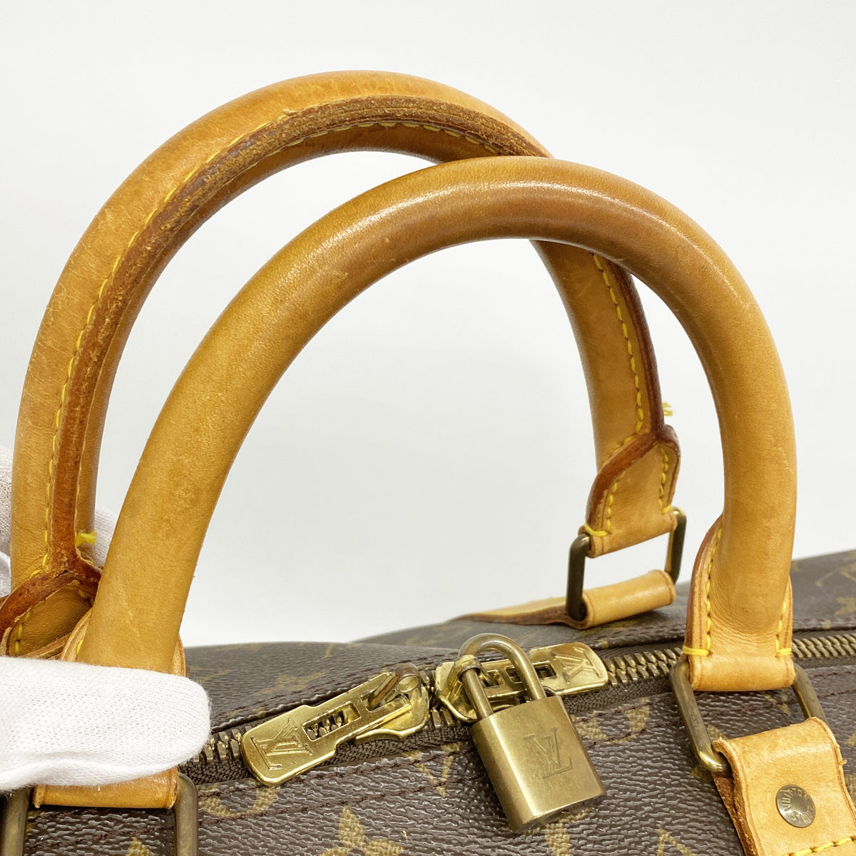 【6ib2385】ルイヴィトン ボストンバッグ モノグラム キーポル55 M41424 ブラウン【中古】メンズ レディース ユニセックス