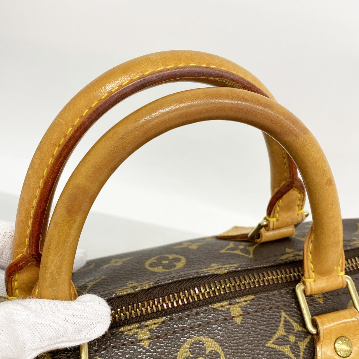 【6ib2388】ルイヴィトン ハンドバッグ モノグラム スピーディ30 M41108 ブラウン【中古】レディース