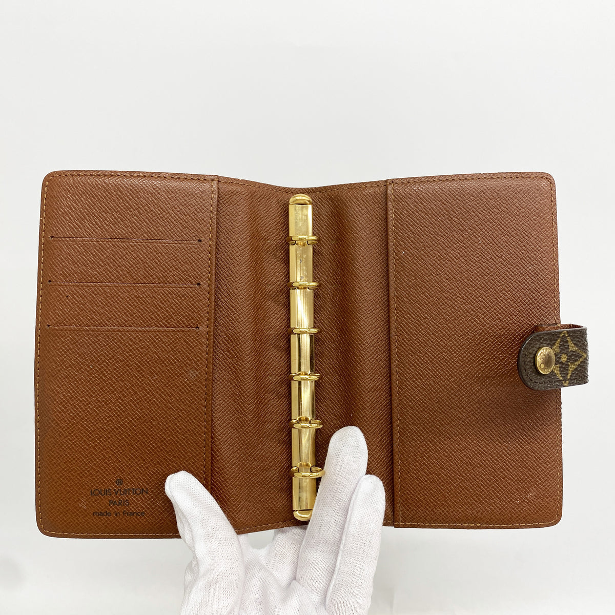 【6ib2394】ルイヴィトン 手帳カバー モノグラム アジェンダPM R20005 ブラウン【中古】メンズ レディース ユニセックス