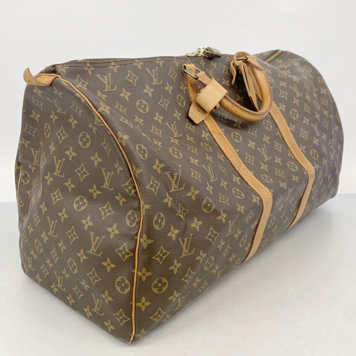【6ib2400】ルイヴィトン ボストンバッグ モノグラム キーポル60 M41422 ブラウン【中古】メンズ レディース ユニセックス