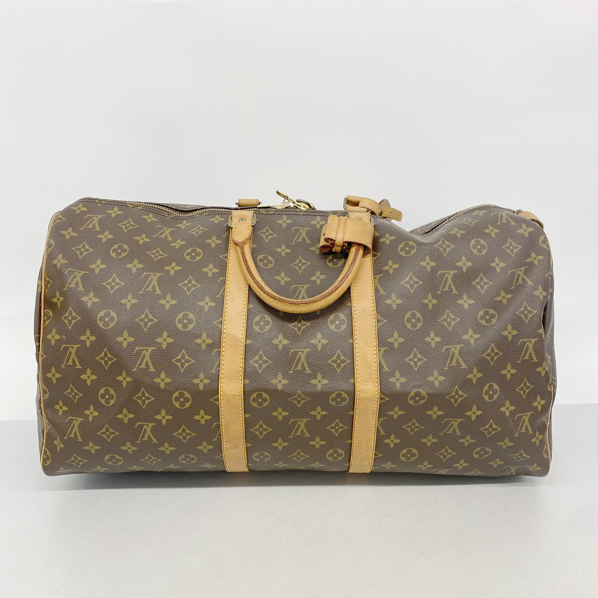 【6ib2406】ルイヴィトン ボストンバッグ モノグラム キーポル55 M41424 ブラウン【中古】メンズ レディース ユニセックス