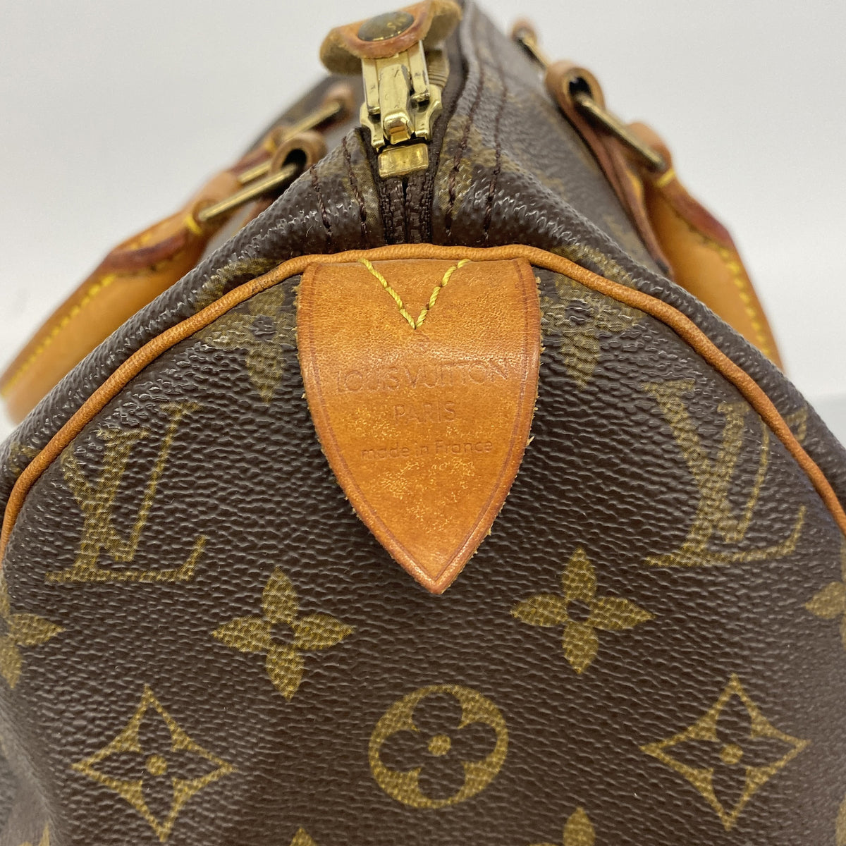 【6ib2409】ルイヴィトン ハンドバッグ モノグラム スピーディ30 M41108 ブラウン【中古】レディース