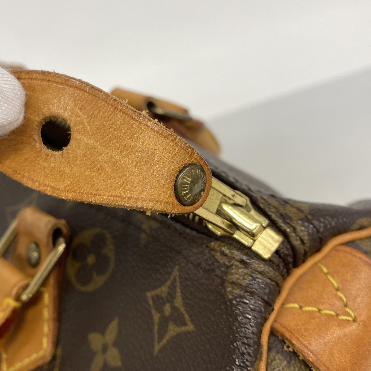 【6ib2409】ルイヴィトン ハンドバッグ モノグラム スピーディ30 M41108 ブラウン【中古】レディース