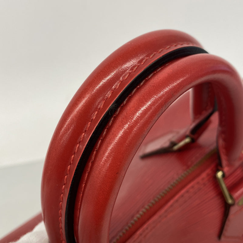 【6ib2411】ルイヴィトン ハンドバッグ エピ スピーディ25 M43017 カスティリアンレッド【中古】レディース