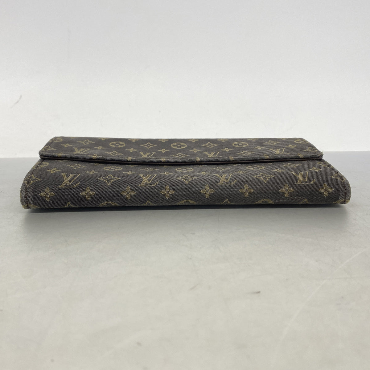 【6ib2413】ルイヴィトン 長財布 モノグラム・ミニラン ポルトフォイユサラ M95234 エベヌ【中古】レディース