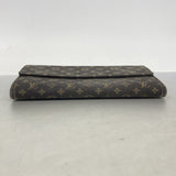 【6ib2413】ルイヴィトン 長財布 モノグラム・ミニラン ポルトフォイユサラ M95234 エベヌ【中古】レディース