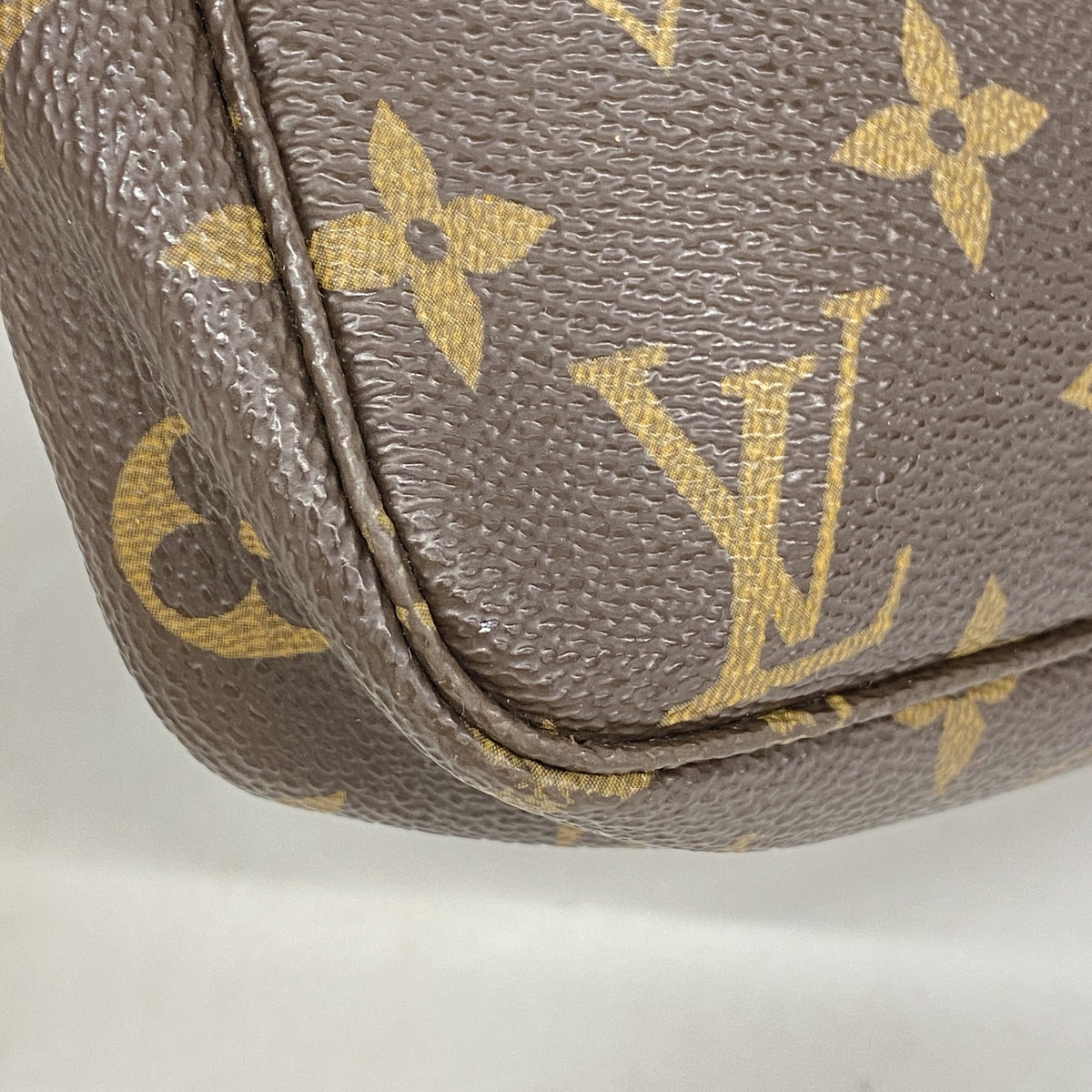 【6ib2421】ルイヴィトン ポーチ モノグラム ポシェットアクセソワール M51980 ブラウン【中古】レディース