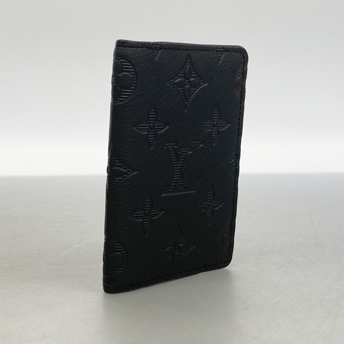 【6ib2424】ルイヴィトン カードケース モノグラム・シャドウ オーガナイザードゥポッシュ M62899 ブラック【中古】メンズ