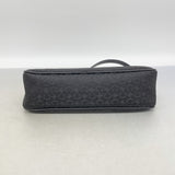 【6ib2426】セリーヌ ポーチ Cマカダム ナイロンキャンバス ブラック シルバー金具【中古】レディース
