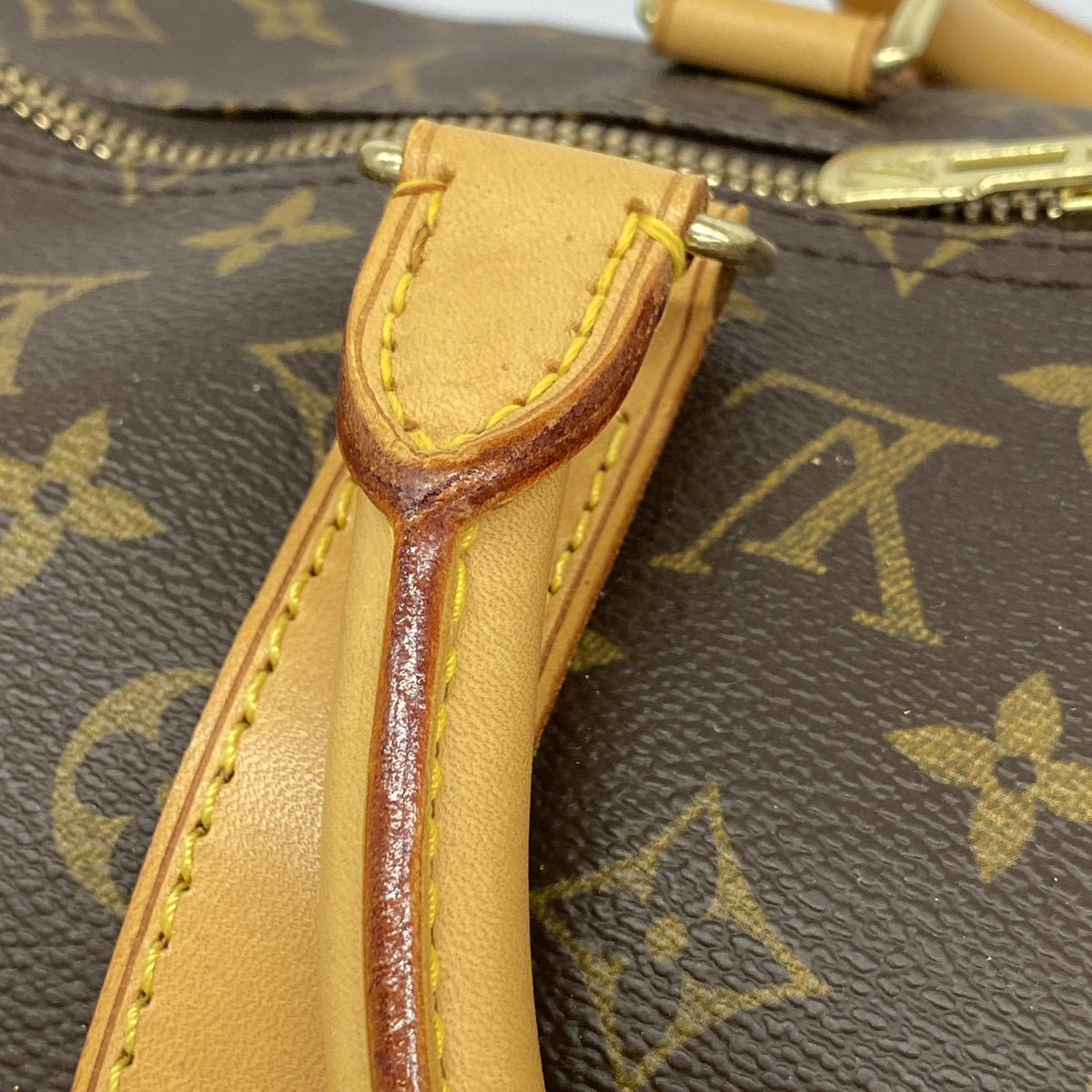 【6ib2437】ルイヴィトン ボストンバッグ モノグラム キーポル50 M41426 ブラウン【中古】メンズ レディース ユニセックス