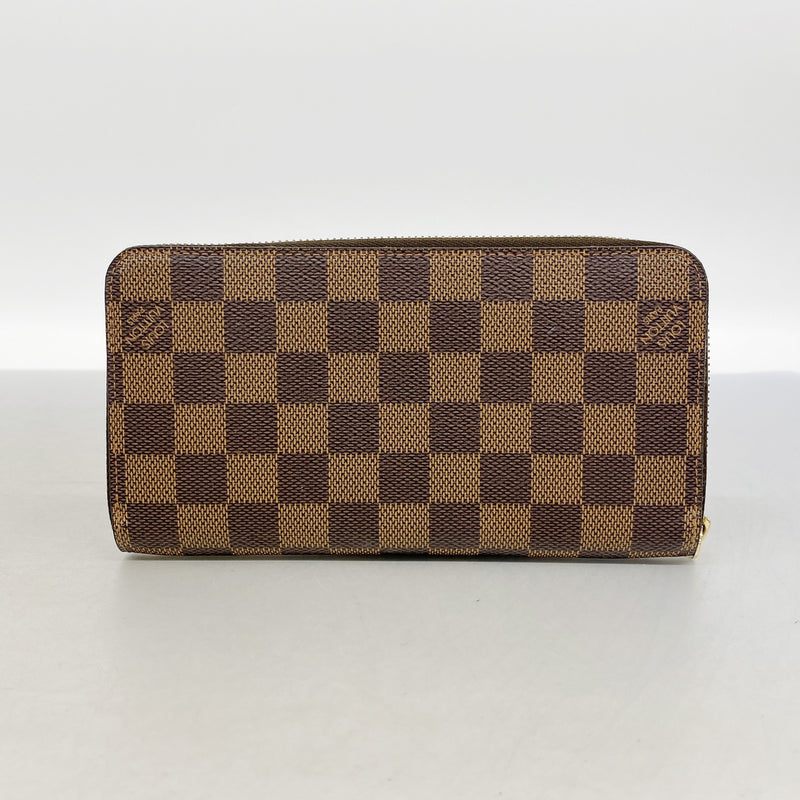 【6ib2445】ルイヴィトン 長財布 ダミエ ジッピーウォレット N60015 エベヌ【中古】メンズ レディース ユニセックス