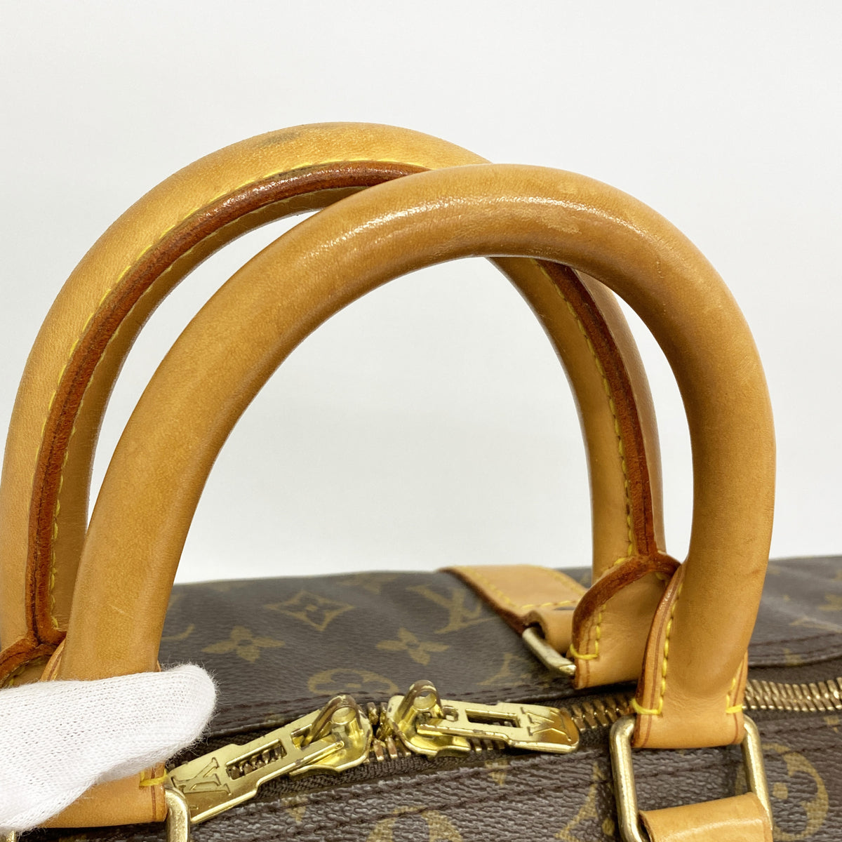 【6ib2448】ルイヴィトン ボストンバッグ モノグラム キーポル45 M41428 ブラウン【中古】メンズ レディース ユニセックス