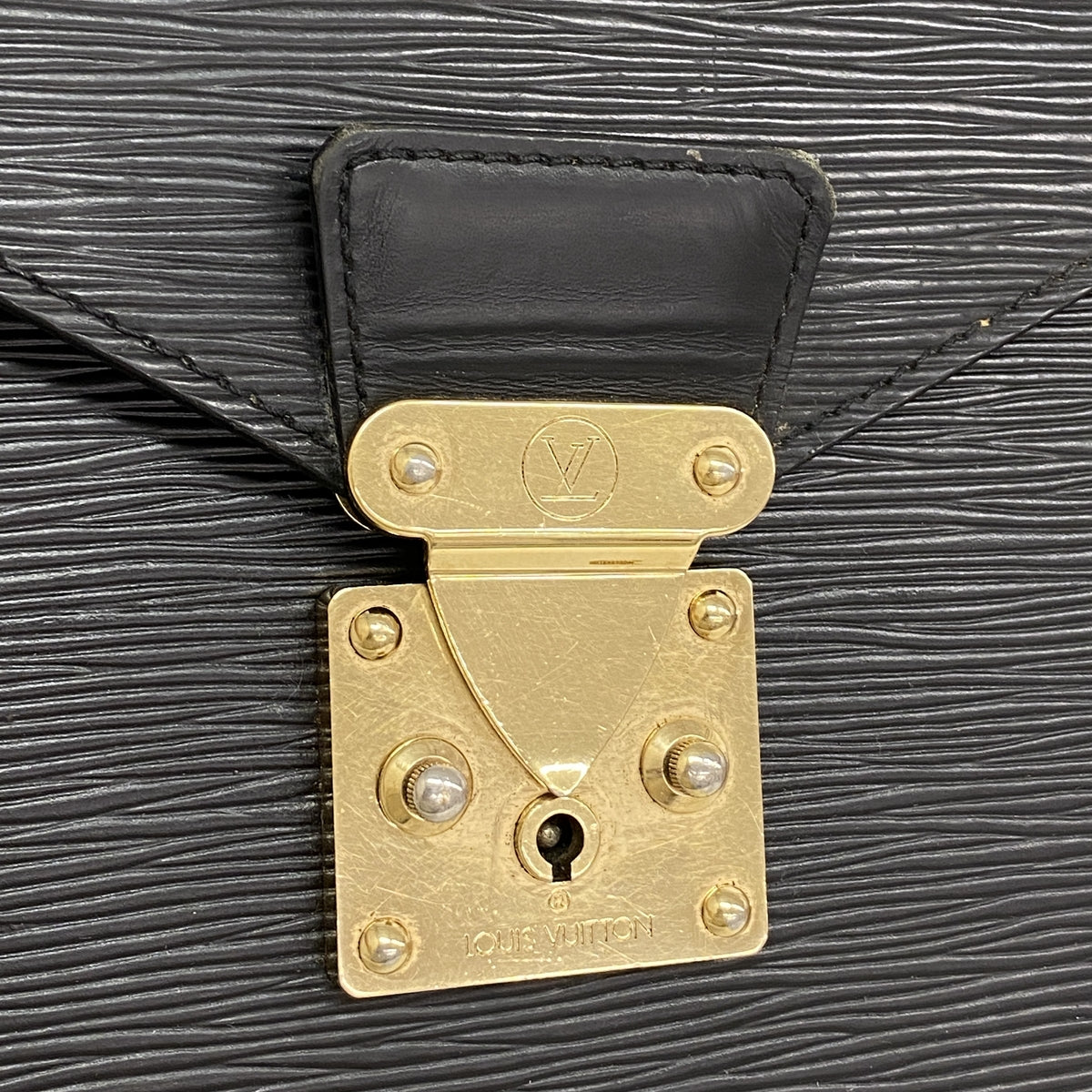 【6ib2450】ルイヴィトン ブリーフケース エピ セルヴィエットアンバサダー M54412 ノワール【中古】メンズ