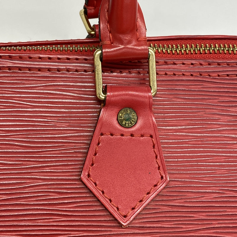 【6ib2451】ルイヴィトン ハンドバッグ エピ スピーディ35 M42997 カスティリアンレッド【中古】レディース