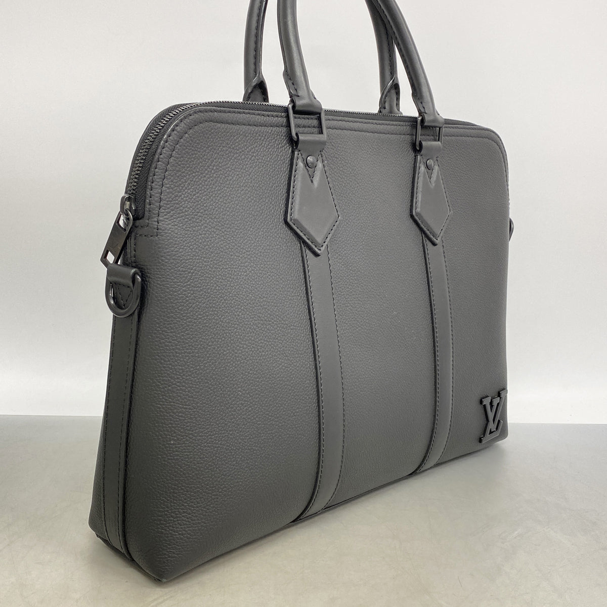 【6ib2452】ルイヴィトン ブリーフケース アエログラム テイクオフブリーフケース M59159 ノワール【中古】メンズ