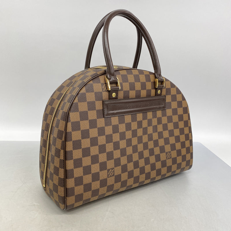 【6ib2459】ルイヴィトン ハンドバッグ ダミエ ノリータ N41455 エベヌ【中古】レディース