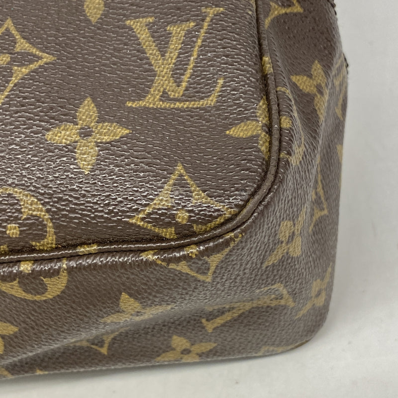 【6ib2461】ルイヴィトン ポーチ モノグラム トゥルーストワレット28 M47522 ブラウン【中古】レディース