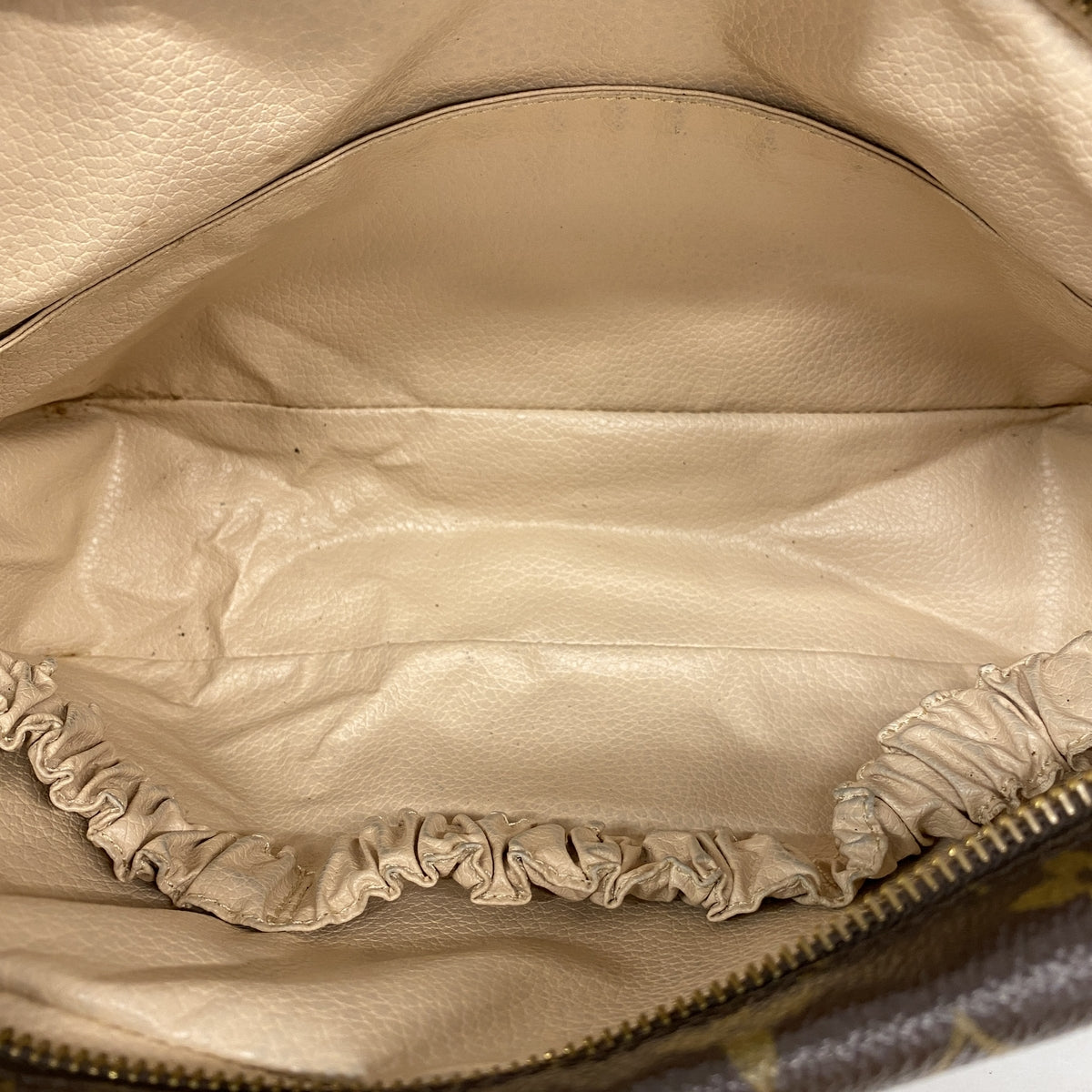 【6ib2461】ルイヴィトン ポーチ モノグラム トゥルーストワレット28 M47522 ブラウン【中古】レディース
