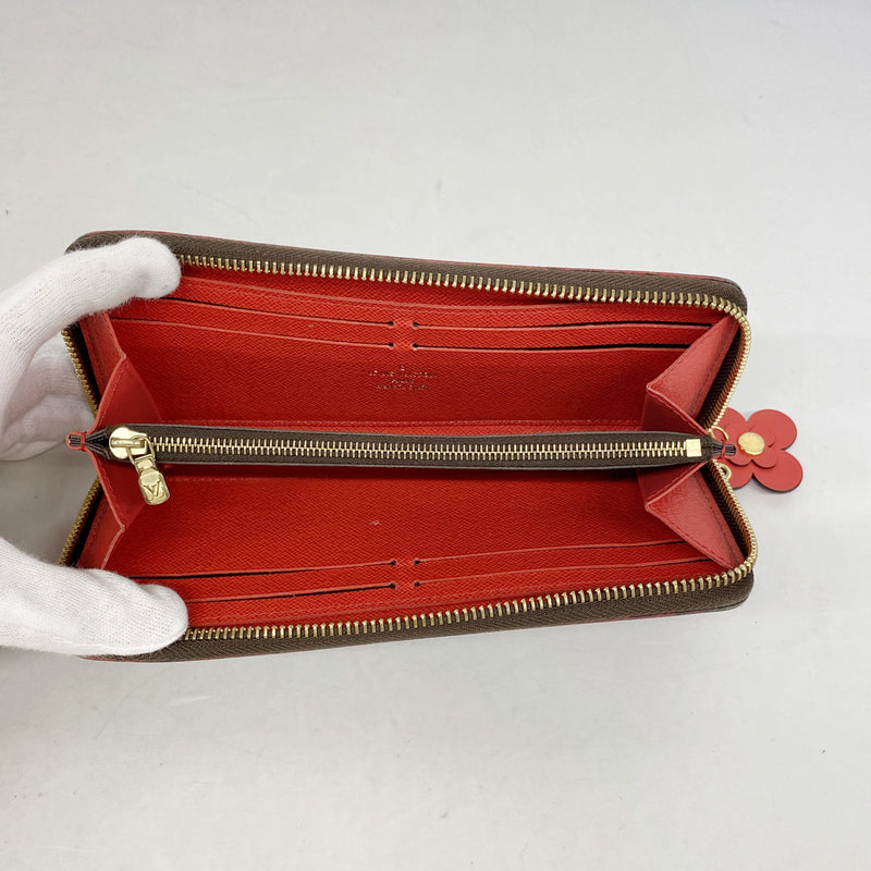 【6ib2462】ルイヴィトン 長財布 モノグラム ポルトフォイユクレマンス M62940 コクリコ【中古】レディース
