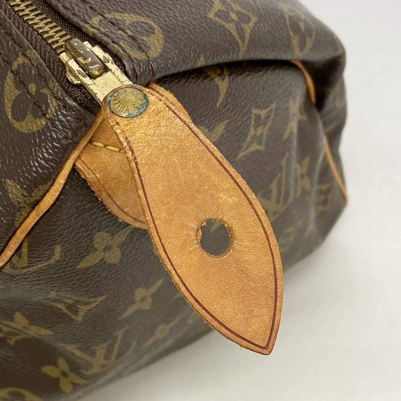 【6ib2470】ルイヴィトン ハンドバッグ モノグラム スピーディ35 M41107 ブラウン【中古】レディース