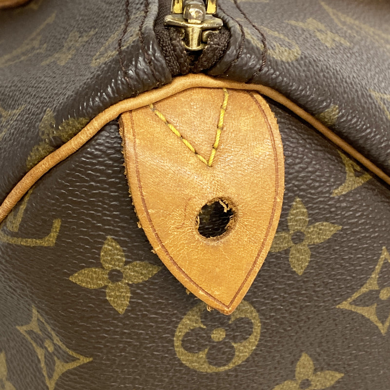【6ib2470】ルイヴィトン ハンドバッグ モノグラム スピーディ35 M41107 ブラウン【中古】レディース