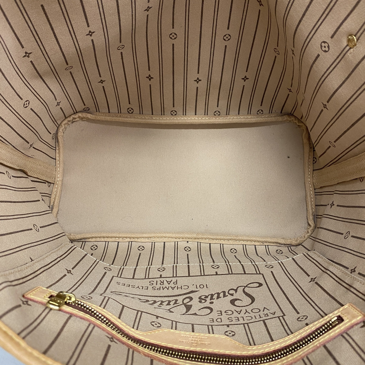 【6ib2477】ルイヴィトン トートバッグ モノグラム ネヴァーフルMM M40156 ブラウン【中古】レディース