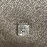 【6ib2482】フェンディ トートバッグ セレリア レザー グレージュ シルバー金具【中古】レディース