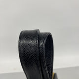 【6ib2487】シャネル ショルダーバッグ キャビアスキン ブラック ゴールド金具【中古】レディース