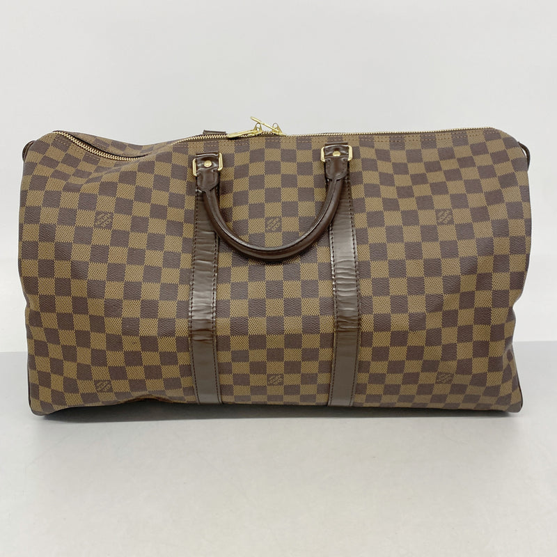 【6ib2490】ルイヴィトン ボストンバッグ ダミエ キーポル50 N41427 エベヌ【中古】メンズ レディース ユニセックス