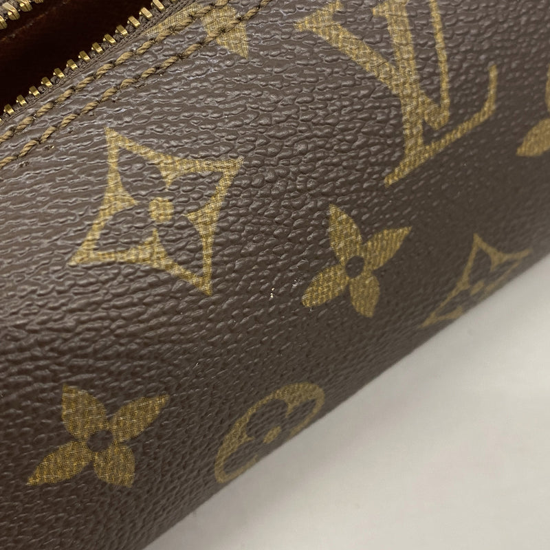 【6ib2492】ルイヴィトン ペンケース モノグラム トゥルースロンド M47630 ブラウン【中古】レディース