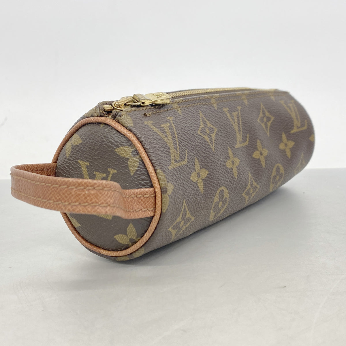 【6ib2492】ルイヴィトン ペンケース モノグラム トゥルースロンド M47630 ブラウン【中古】レディース