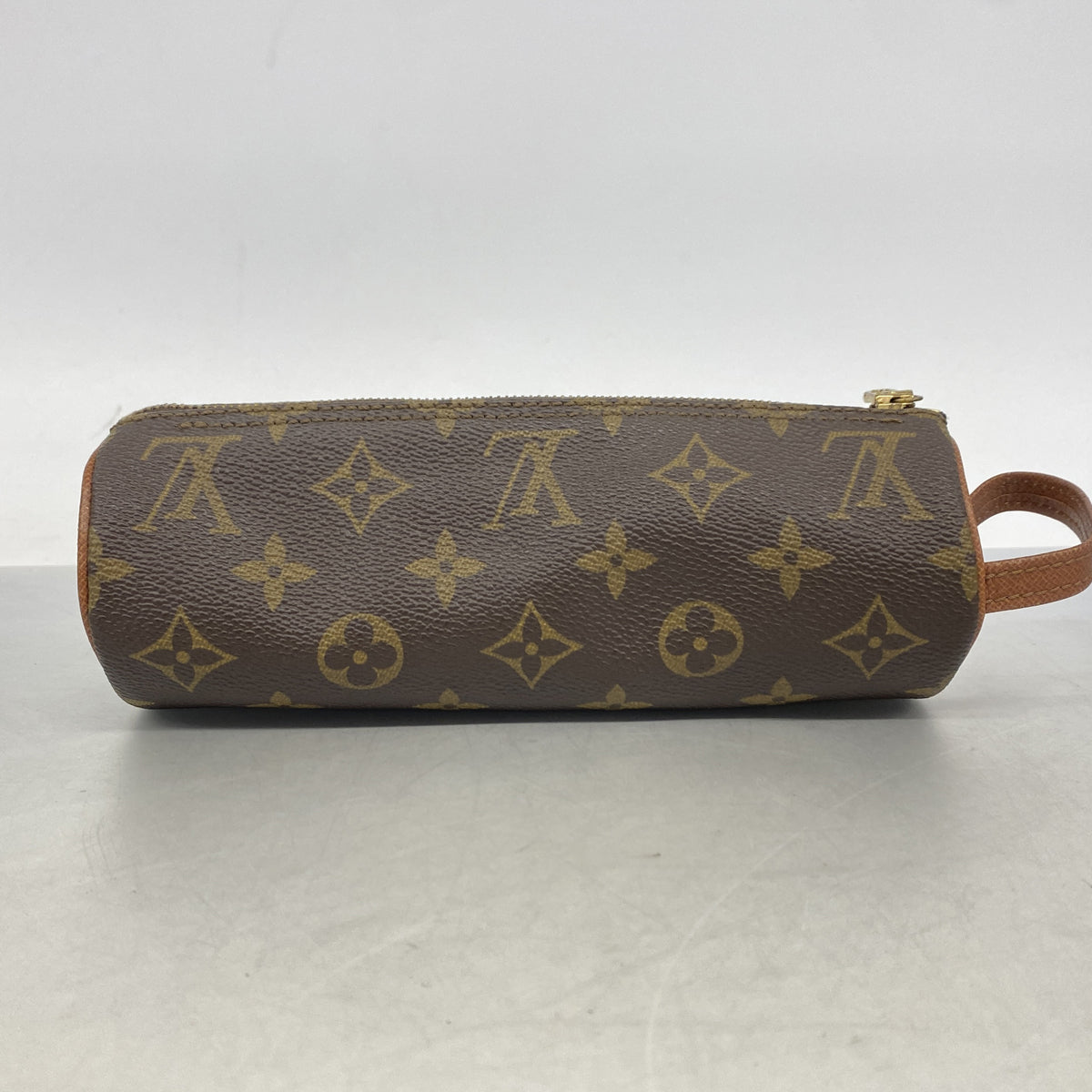 【6ib2492】ルイヴィトン ペンケース モノグラム トゥルースロンド M47630 ブラウン【中古】レディース