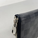 【6ib2494】ルイヴィトン 長財布 ダミエ・グラフィット ジッピーウォレットヴェルティカル N63095 ブラック グレー 旧型【中古】メンズ