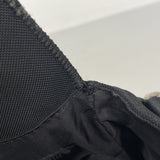 【6ib2496】シャネル ショルダーバッグ スポーツ ナイロン フェルト ブラック シルバー金具【中古】レディース