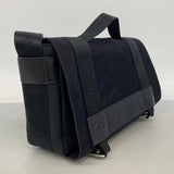 【6ib2496】シャネル ショルダーバッグ スポーツ ナイロン フェルト ブラック シルバー金具【中古】レディース