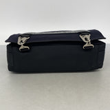 【6ib2496】シャネル ショルダーバッグ スポーツ ナイロン フェルト ブラック シルバー金具【中古】レディース