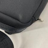 【6ib2496】シャネル ショルダーバッグ スポーツ ナイロン フェルト ブラック シルバー金具【中古】レディース