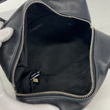 【6ib2497】シャネル ハンドバッグ マトラッセ ラムスキン ブラック シルバー金具【中古】レディース