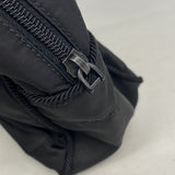 【6ib2498】プラダ トートバッグ テスート ナイロン ブラック シルバー金具【中古】レディース