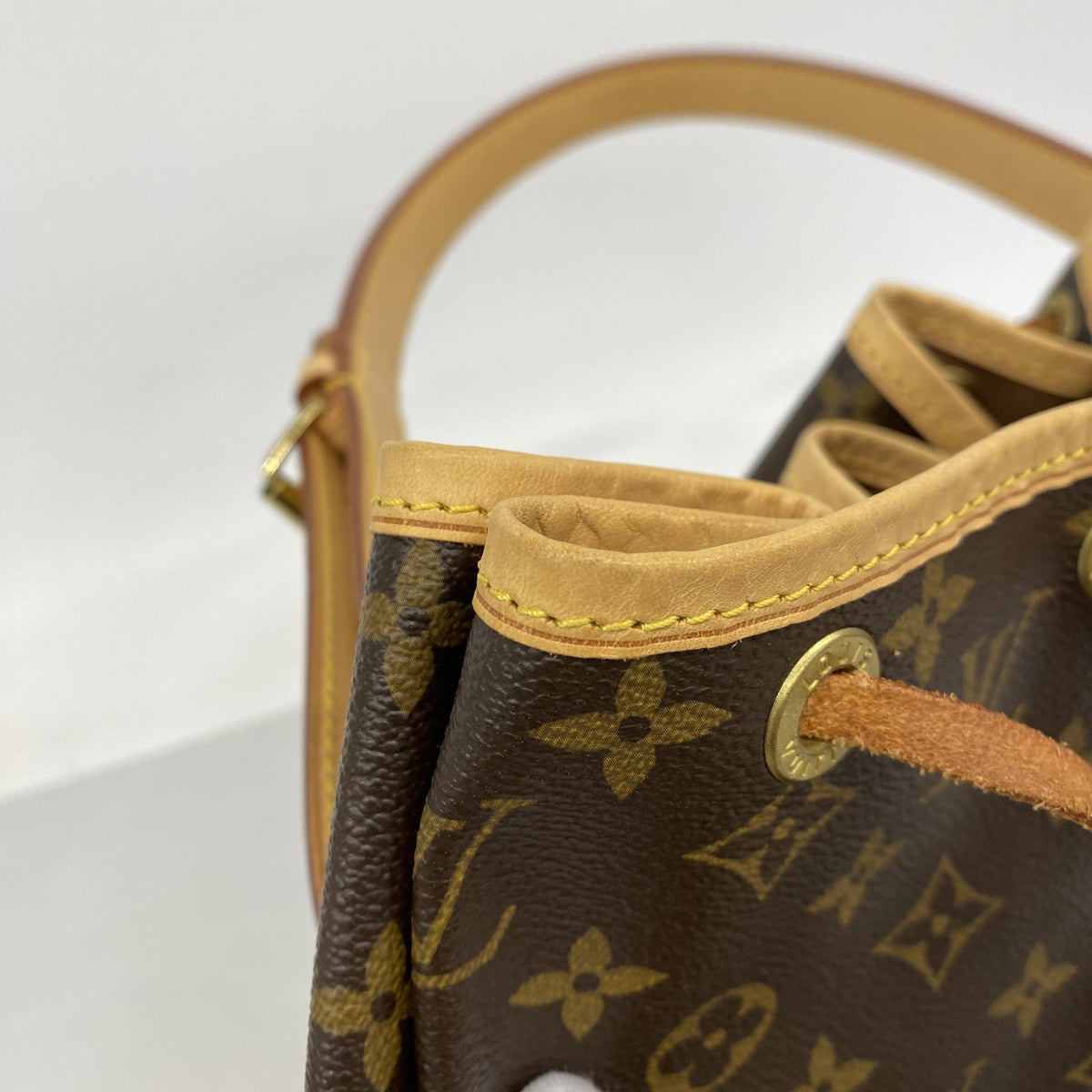 【6ib2503】ルイヴィトン ショルダーバッグ モノグラム プチノエ M42226 ブラウン【中古】レディース