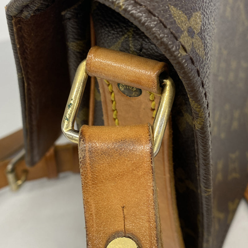 【6ib2504】ルイヴィトン ショルダーバッグ モノグラム カルトシエールMM M51253 ブラウン【中古】レディース