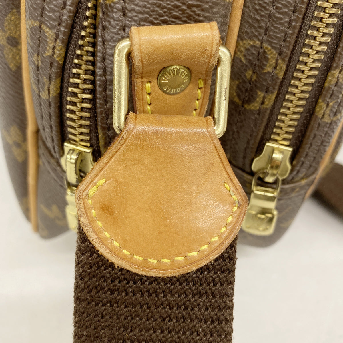 【6ib2508】ルイヴィトン ショルダーバッグ モノグラム リポーターPM M45254 ブラウン【中古】レディース