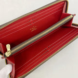 【6ib2513】ルイヴィトン 長財布 ダミエ ポルトフォイユクレマンス N60534 スリーズ【中古】レディース