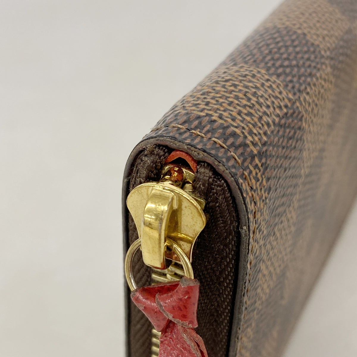 【6ib2513】ルイヴィトン 長財布 ダミエ ポルトフォイユクレマンス N60534 スリーズ【中古】レディース