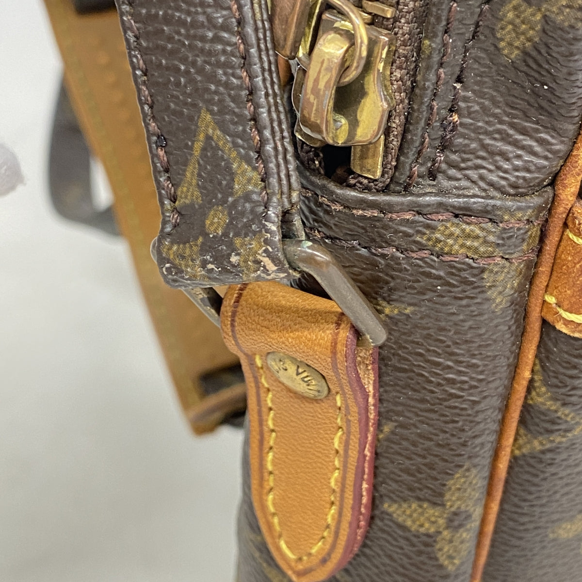 【6ib2521】ルイヴィトン ショルダーバッグ モノグラム ダヌーブ M45266 ブラウン【中古】レディース