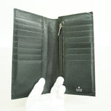 【6ib2534】グッチ 長財布 GGスプリーム 876441 PVC ブラック シルバー金具【中古】メンズ