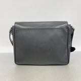 【6ib2536】フェンディ ショルダーバッグ レザー ブラック シルバー金具【中古】レディース