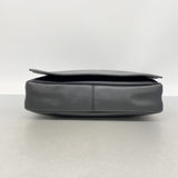 【6ib2536】フェンディ ショルダーバッグ レザー ブラック シルバー金具【中古】レディース