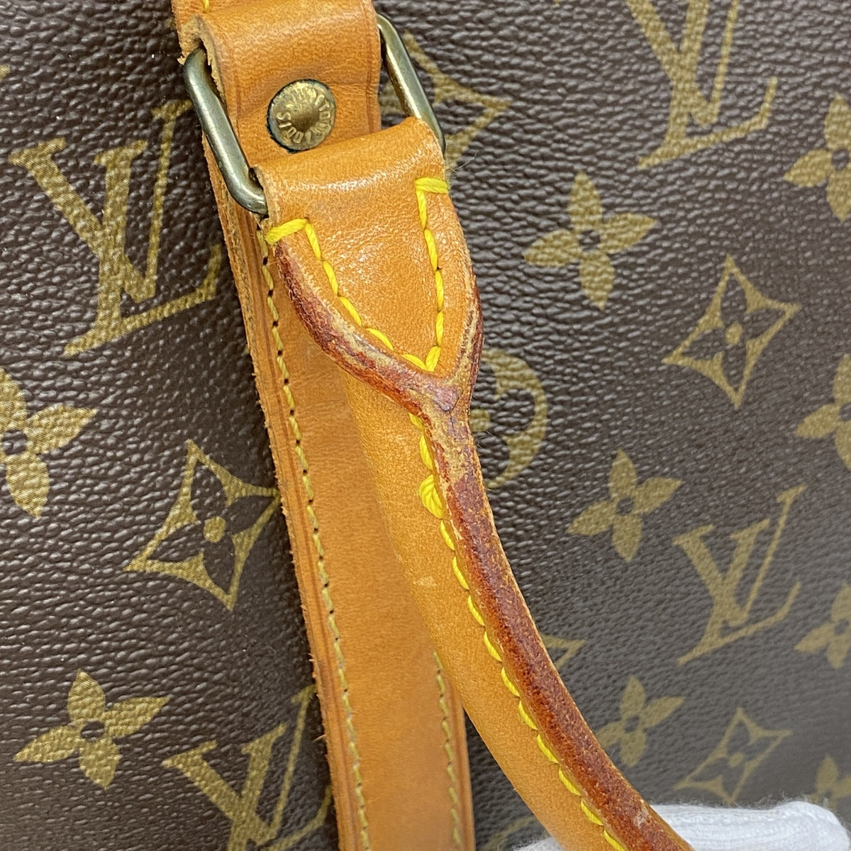 【6ib2538】ルイヴィトン ビジネスバッグ モノグラム ポルトドキュマンヴォワヤージュ M53361 ブラウン【中古】メンズ